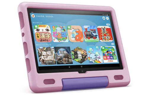 19,980円の「Fire HD 10キッズモデル」。子ども向けオリジナル音楽
