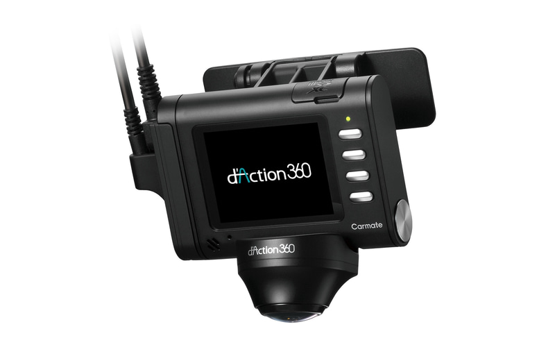 カーメイト、新型360度ドライブレコーダー「ダクション 360D DC3600R