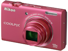 ニコン、10倍ズームの1,600万画素コンパクト「COOLPIX S6200