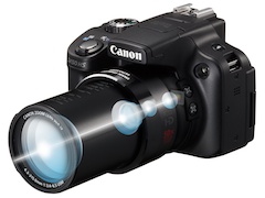 キヤノン、初の50倍ズームレンズ搭載「PowerShot SX50 HS」 - デジカメ