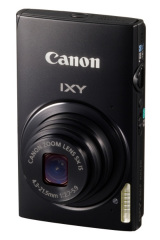 キヤノン、無線LAN機能対応の広角24mmスリムコンパクト「IXY 420F