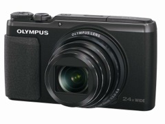 5軸手ブレ補正/24倍ズームのコンパクト「OLYMPUS STYLUS SH-60