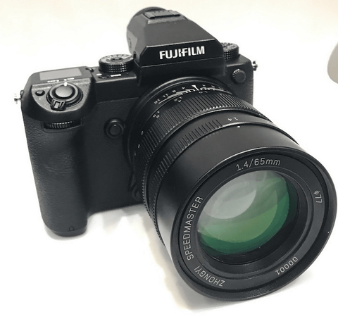 中一光学、FUJIFILM GFX用大口径レンズ「SPEEDMASTER 65mm F1.4