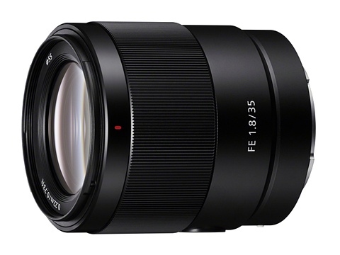 ソニー、小型軽量なフルサイズ大口径レンズ「FE 35mm F1.8