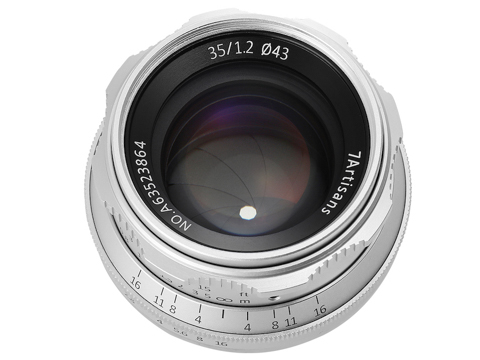 APS-C用MFレンズ「7Artisans 35mm F1.2」にシルバーが追加 - デジカメ