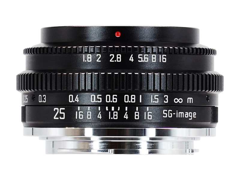 1.2万円のAPS-C向け単焦点レンズ「SG-image 25mm F1.8」 - デジカメ Watch