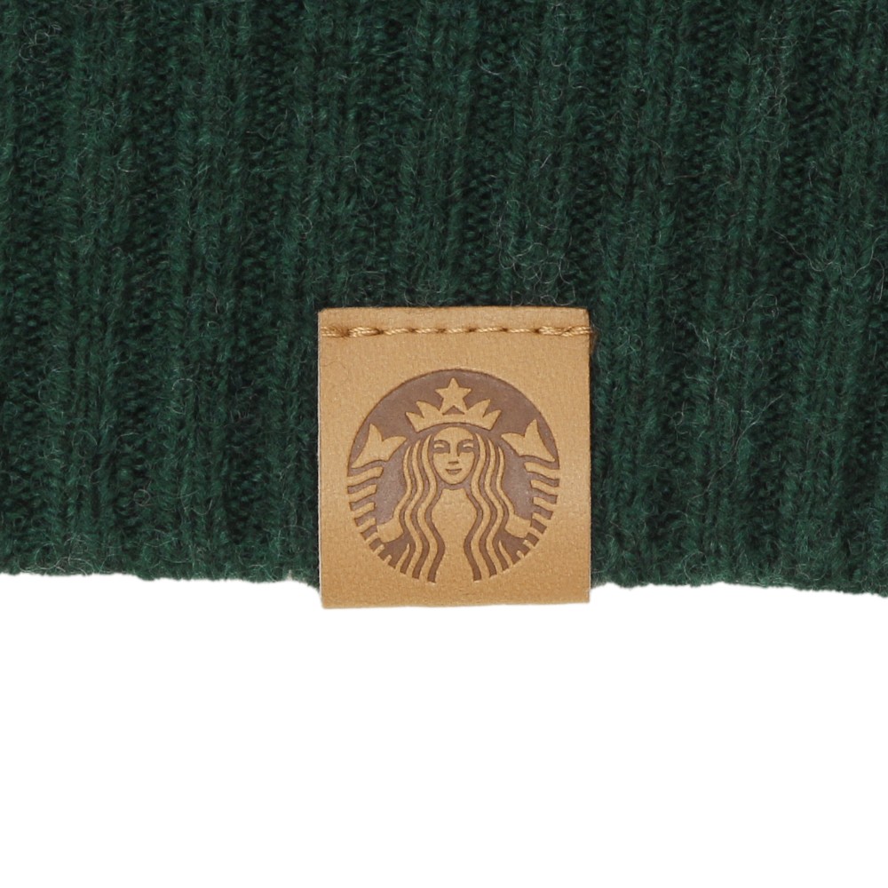 STARBUCKS STAND by BEAMS ジャカードクルーニット グリーン|グッズ