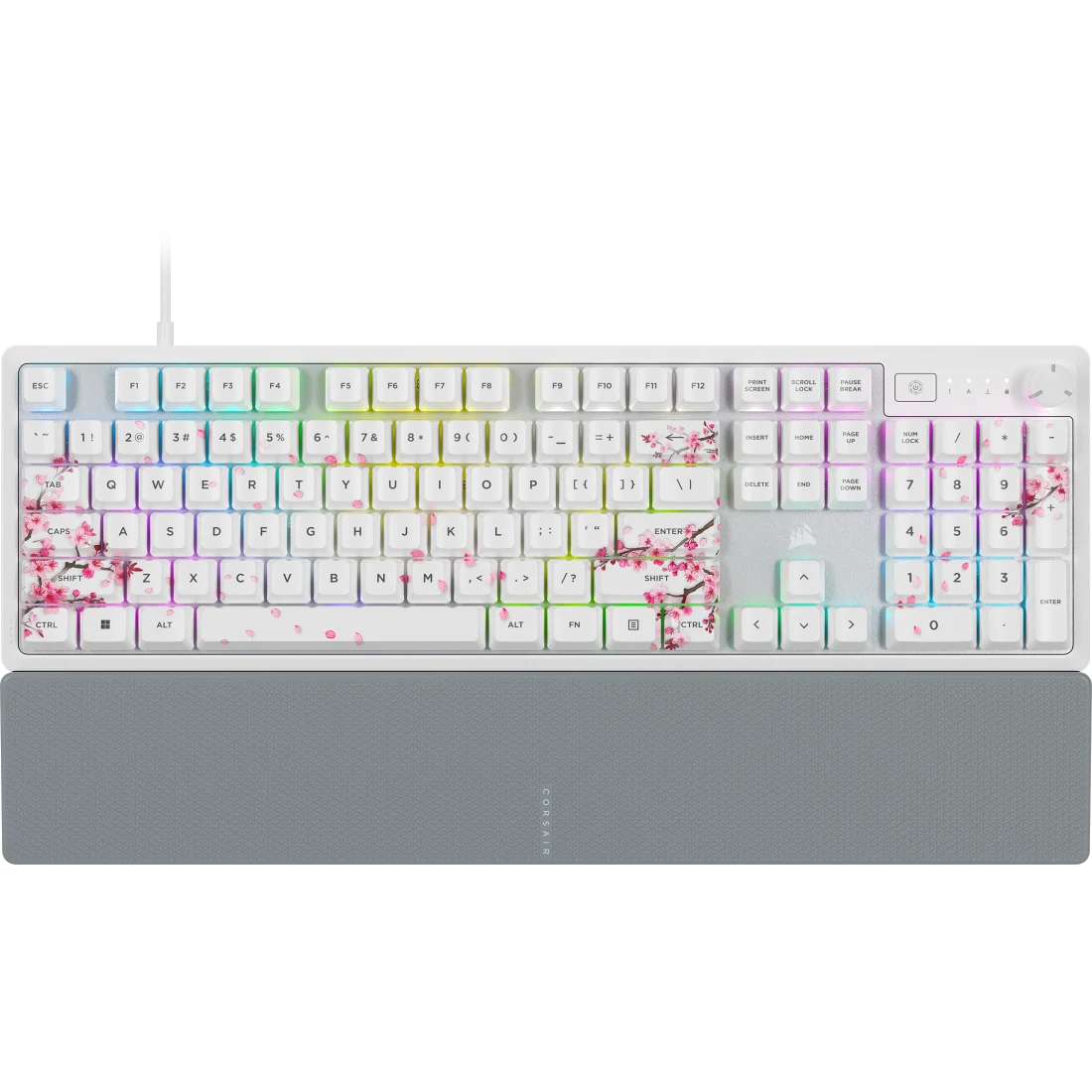 K70 CORE SE RGB メカニカルゲーミングキーボード – Cherry Blossom
