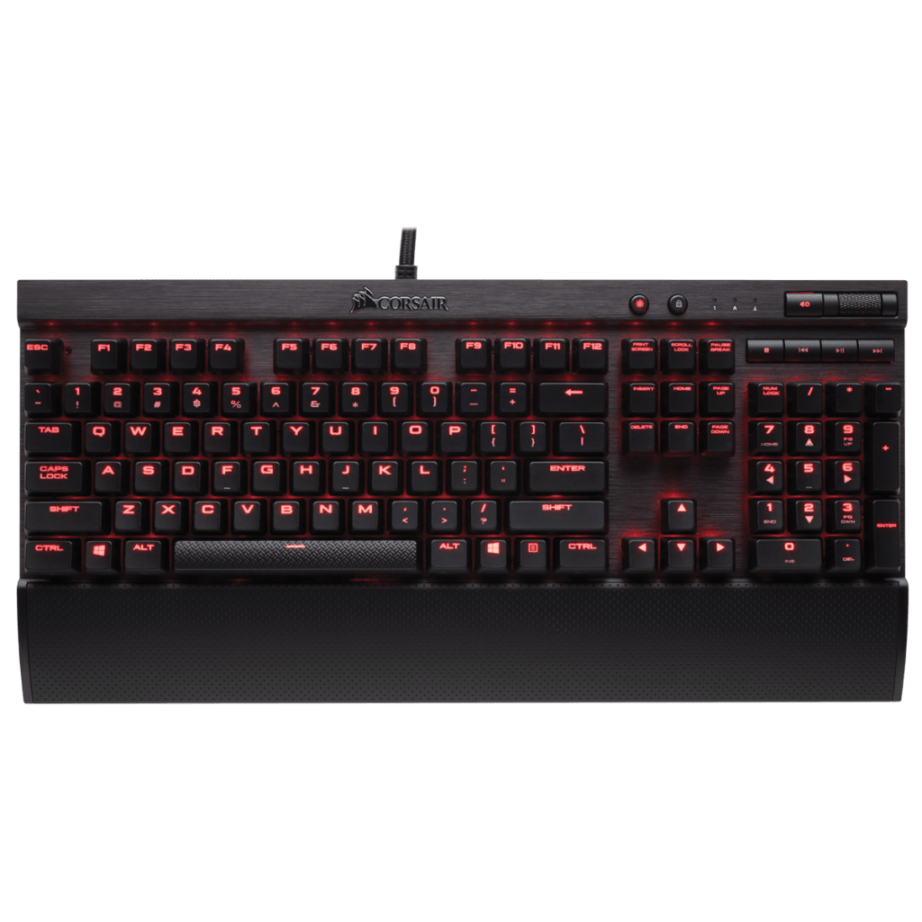 K70 LUX Mechanical Gaming Keyboard — Red LED — CHERRY® MX Red