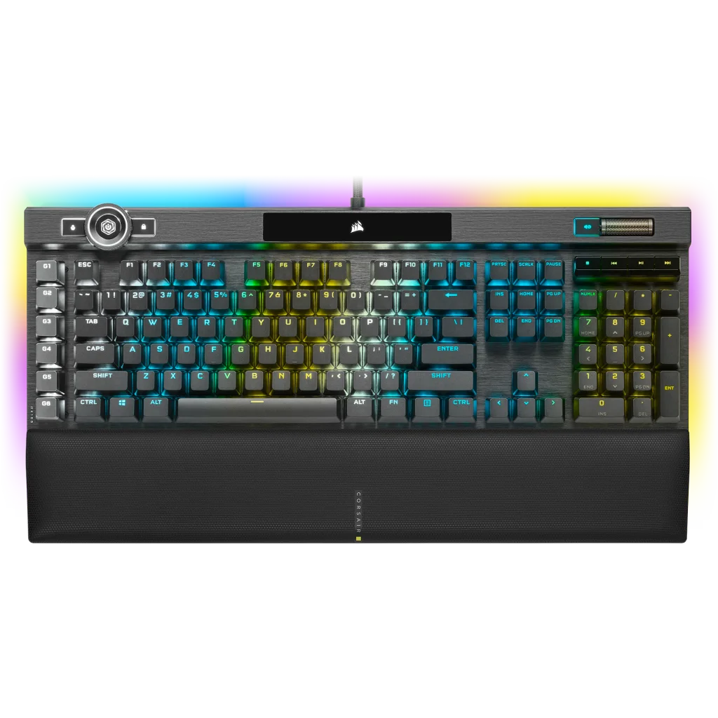 K100 RGB Optical-Mechanical Gaming Keyboard — CORSAIR OPX Switch