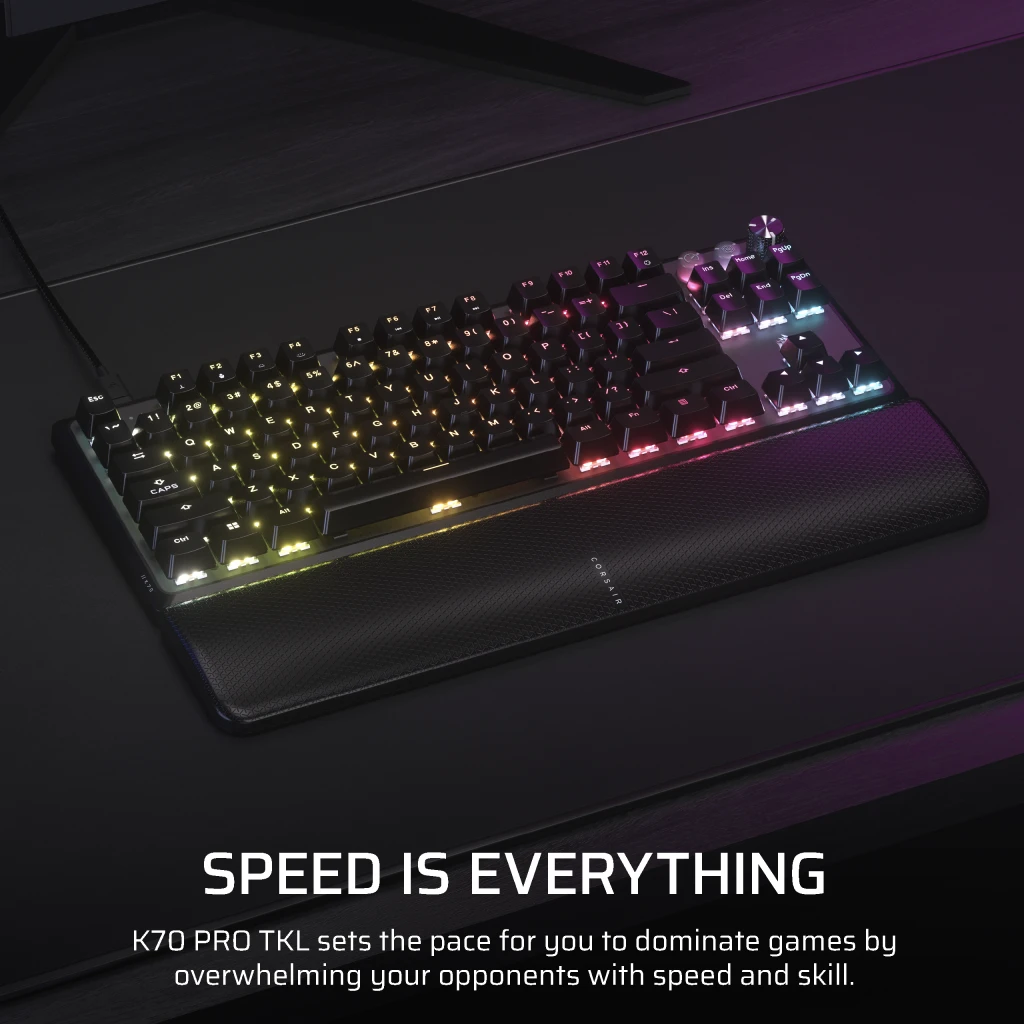 K70 PRO TKL High-Performance Hall Effect Programmable Gaming