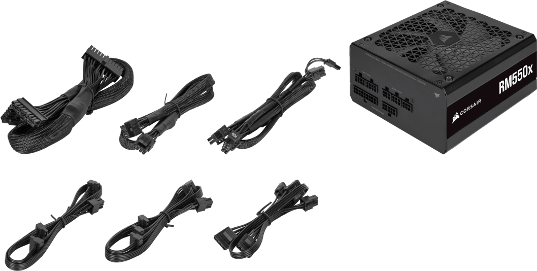 RMx Series™ RM550x — 550 Watt 80 PLUS Gold Fully Modular ATX PSU