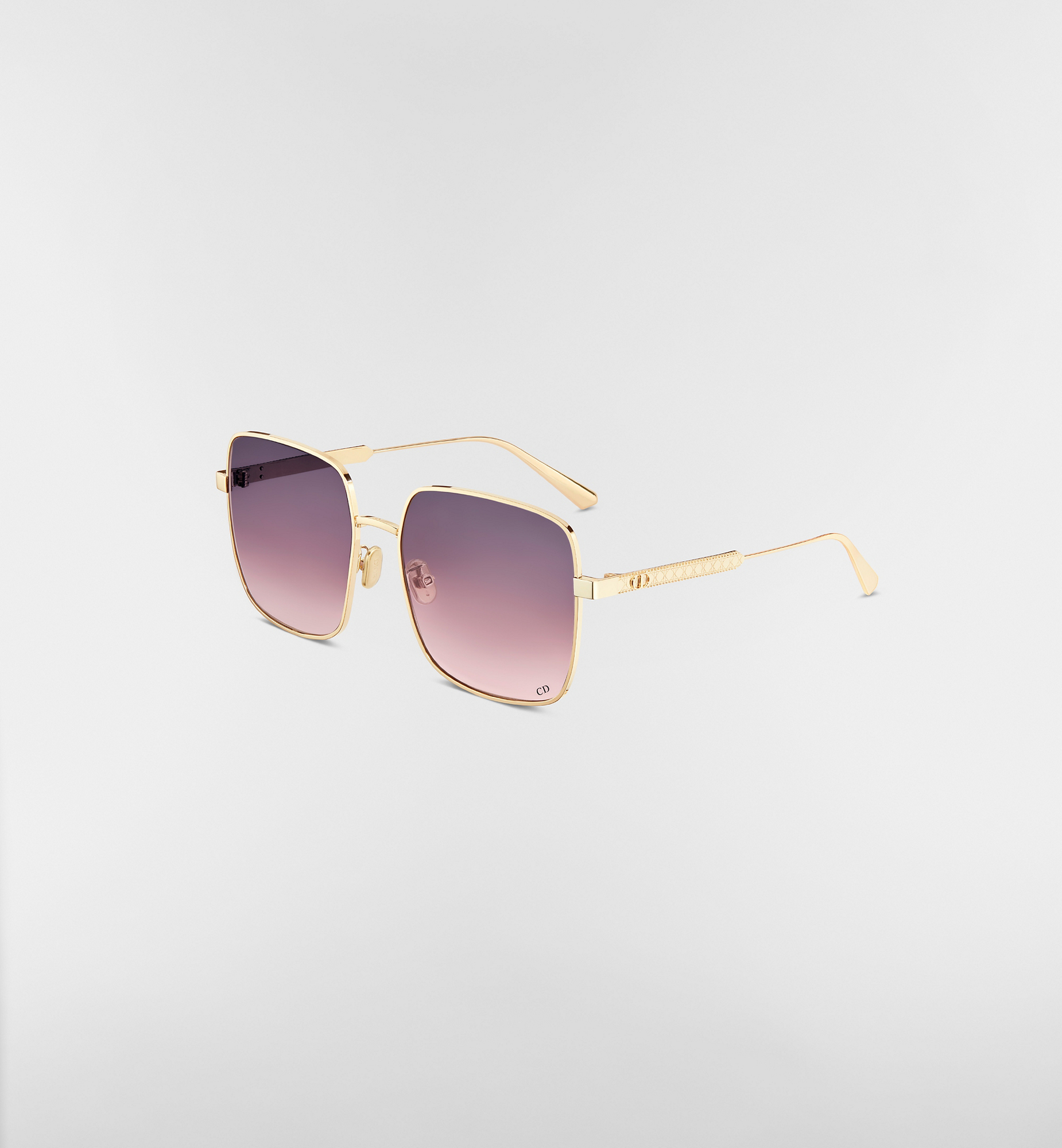 DiorCannage S1U Gradient Purple-to-Pink Square Sunglasses | DIOR