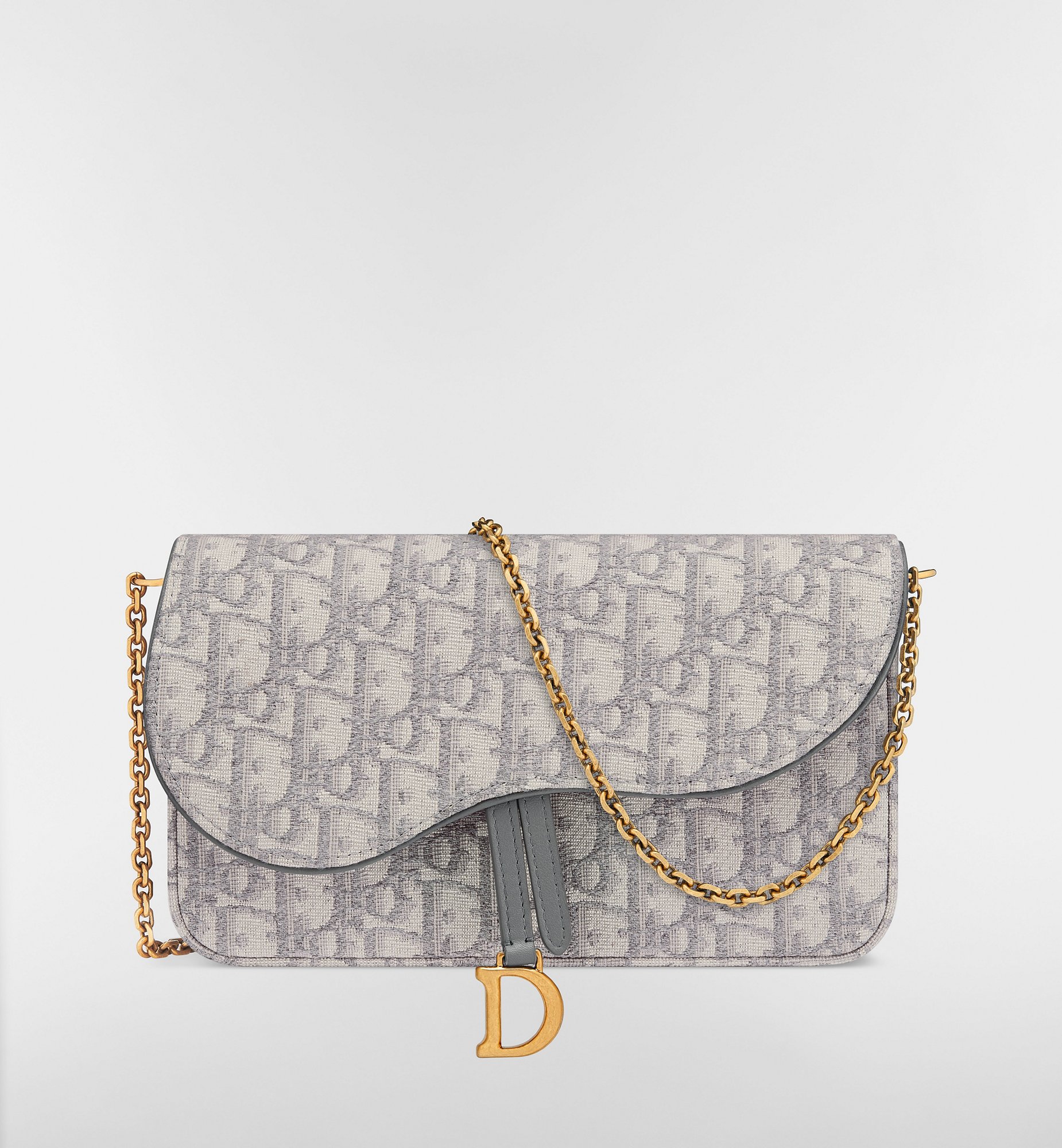 DIOR | Saddle チェーンポーチ ミディアム ディオール オブリーク ジャ