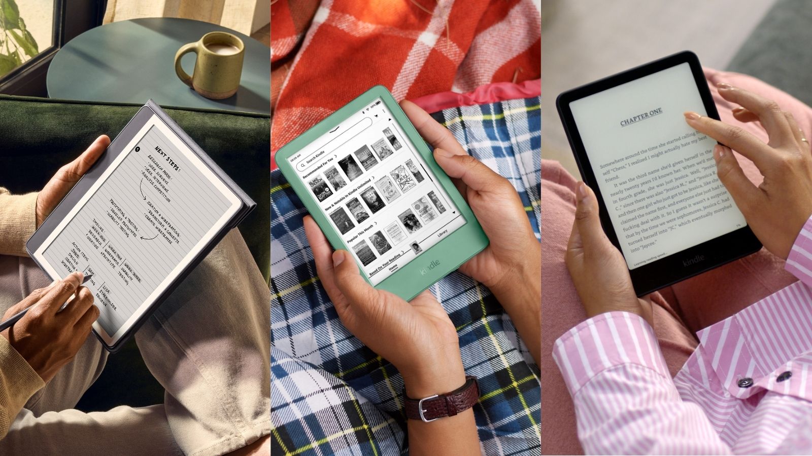 Amazonが 新Kindle（キンドル）シリーズ 4機種を発表。デザインや操作