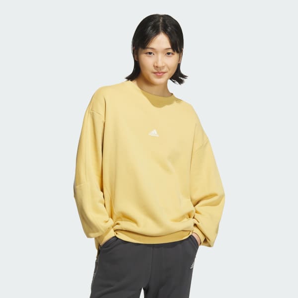 アディダス ワーディング ルーズフィット フレンチテリー クルーネック