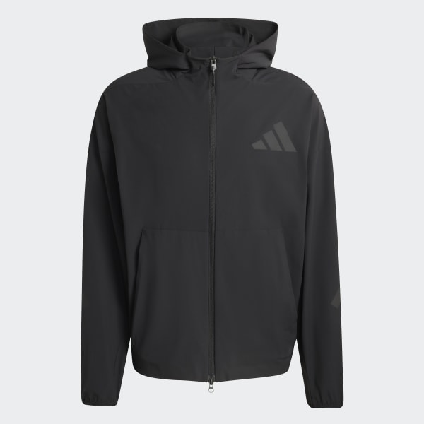 ADIDAS Z.N.E. WOVEN TRACK TOP - Black | Free Shipping with adiClub