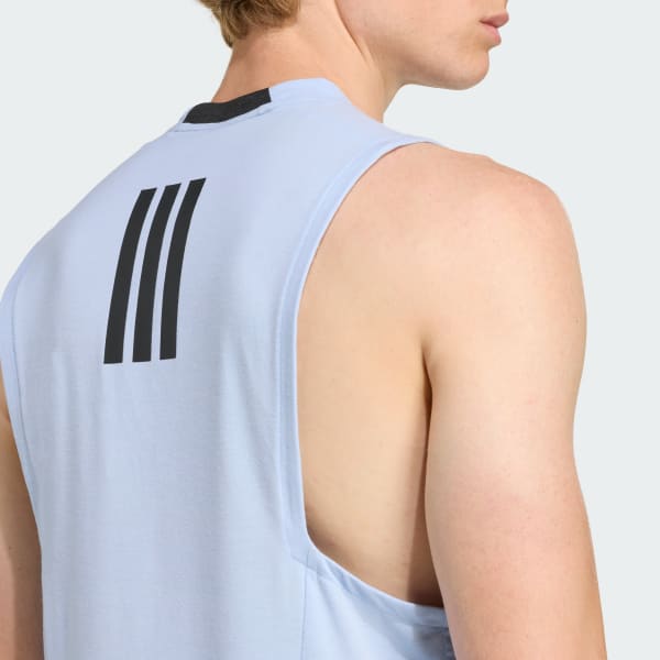 アディダス Les Mills グラフィック タンクトップ - ブルー