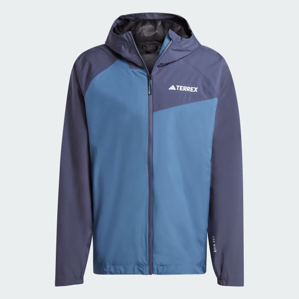アディダス テレックス マルチ 2層構造 RAIN. RDYジャケット - ブルー