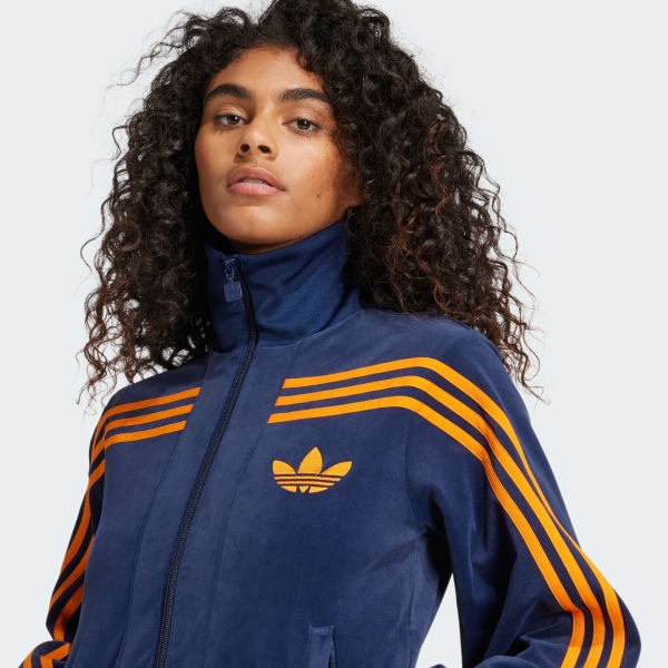 アディダス 70s ベロア トラックトップ - ブルー | アディダス ジャパン