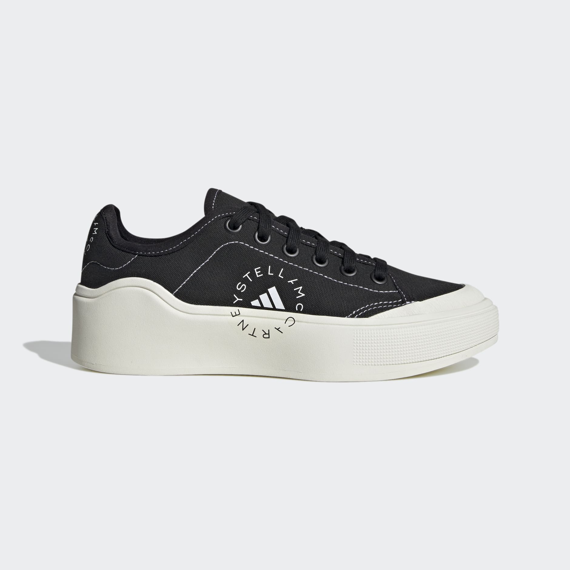 SHOES - adidas by Stella McCartney Court Shoes - Black | adidas Oman