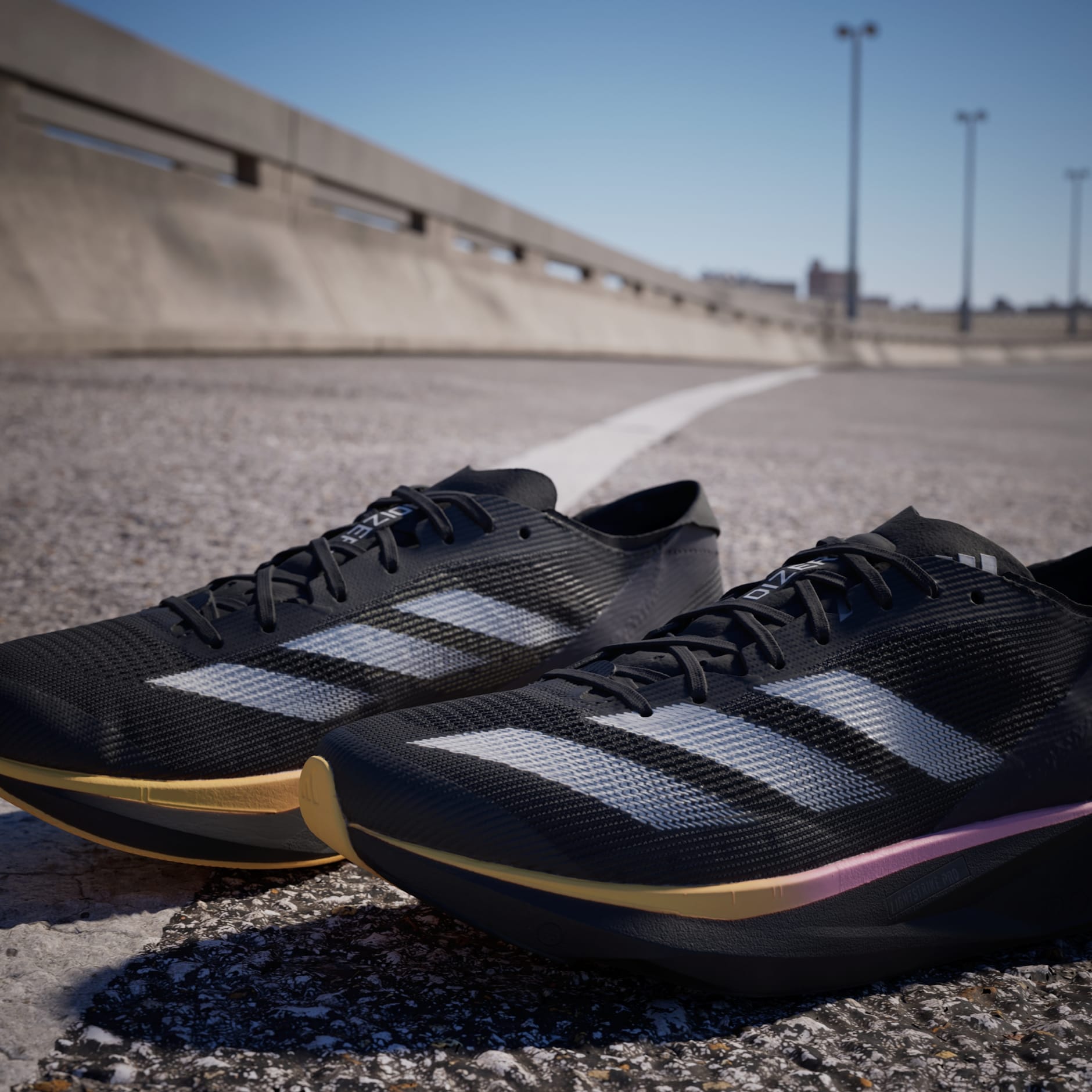Shoes - Adizero Takumi Sen 10 Shoes - Black | adidas Oman