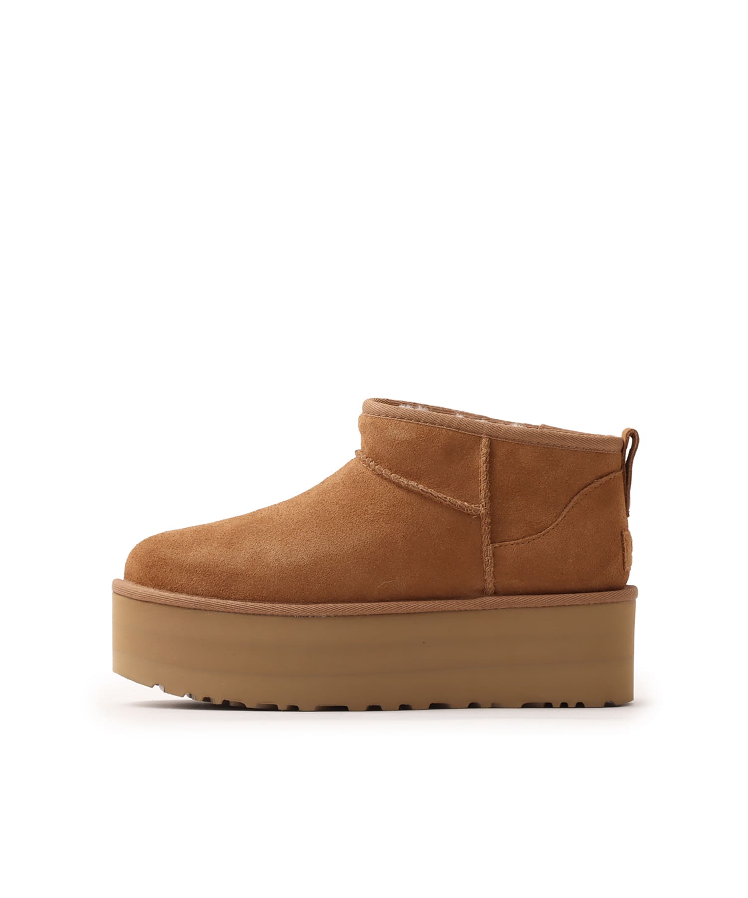 UGG W CLASSIC ULTRA MINI PLATFORM CHESTNUT（アグ クラッシック
