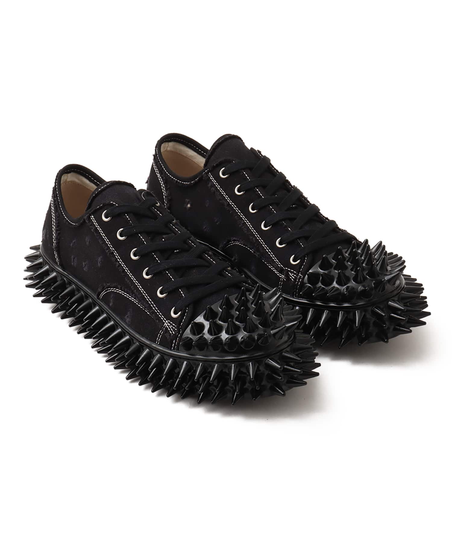doublet SPIKY CANVAS SNEAKER BLACK（ダブレット スパイキー