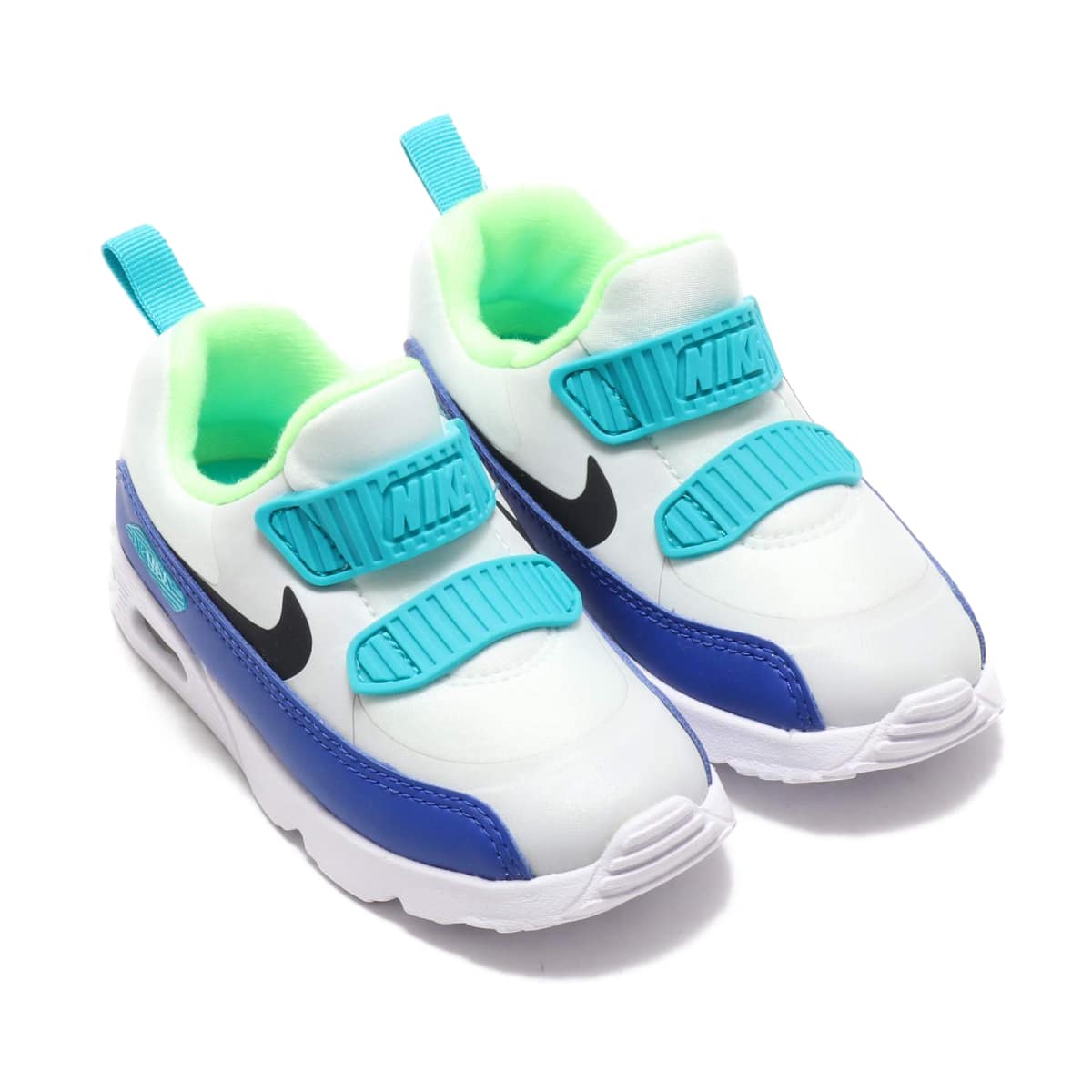 NIKE AIR MAX TINY 90 (TD) WHITE/BLACK-PHOTON DUST-HYPER BLUE 20SU