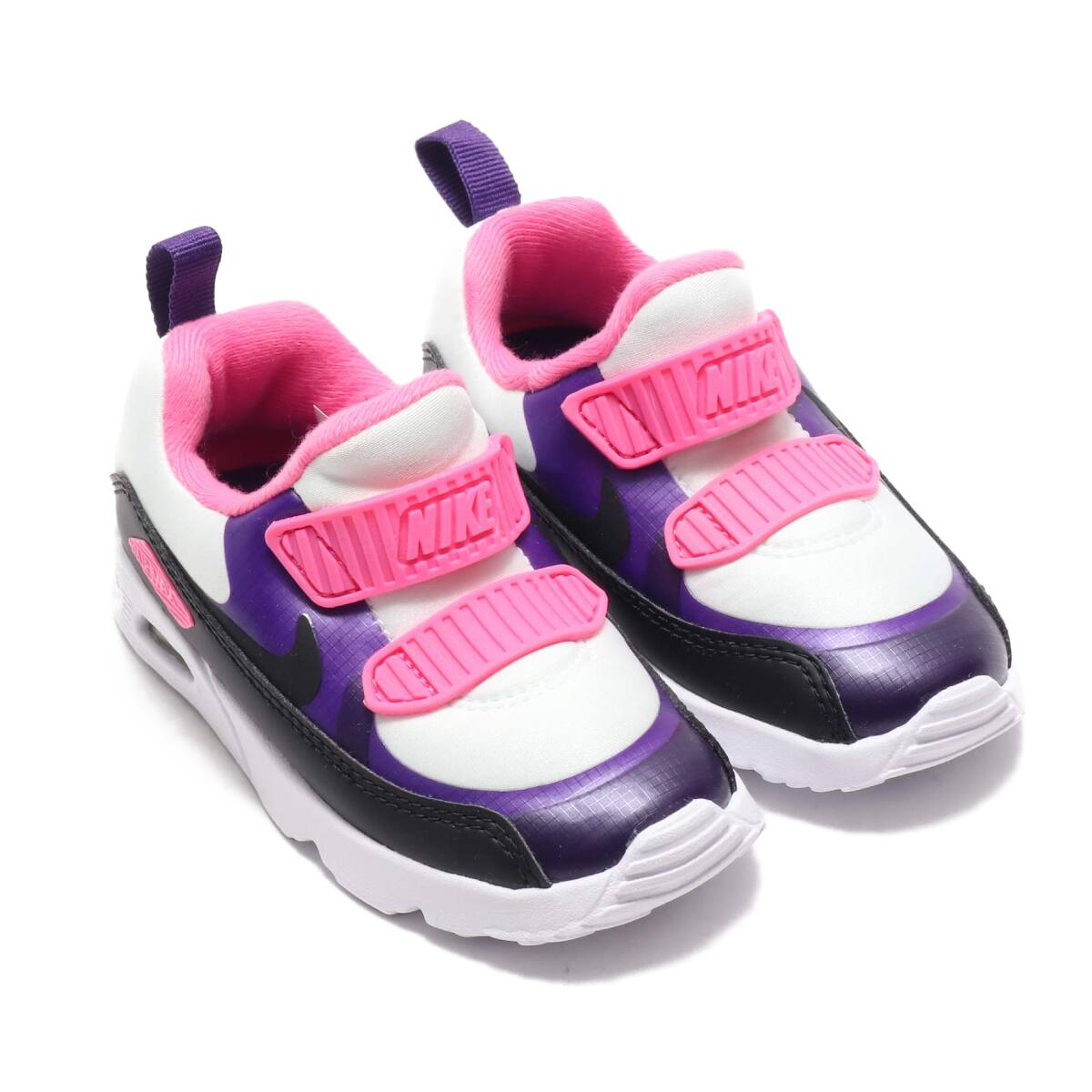 NIKE AIR MAX TINY 90 (TD) WHITE/BLACK-EGGPLANT-LOTUS PINK 20SU-I