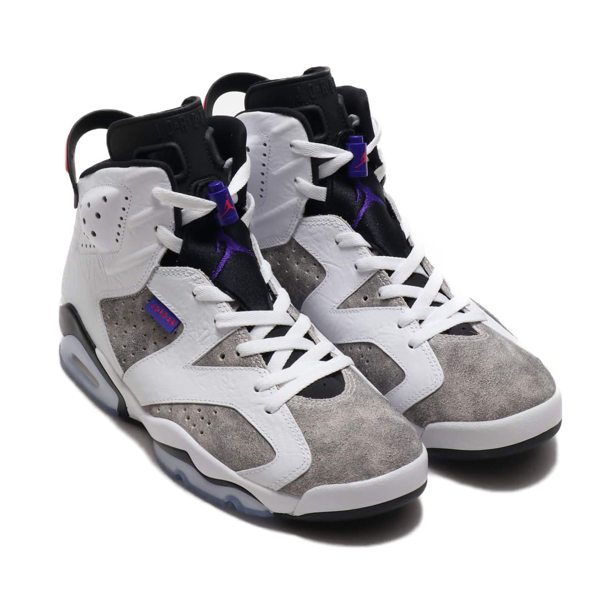 JORDAN BRAND AIR JORDAN 6 RETRO LTR WHITE/DARK CONCORD-BLACK