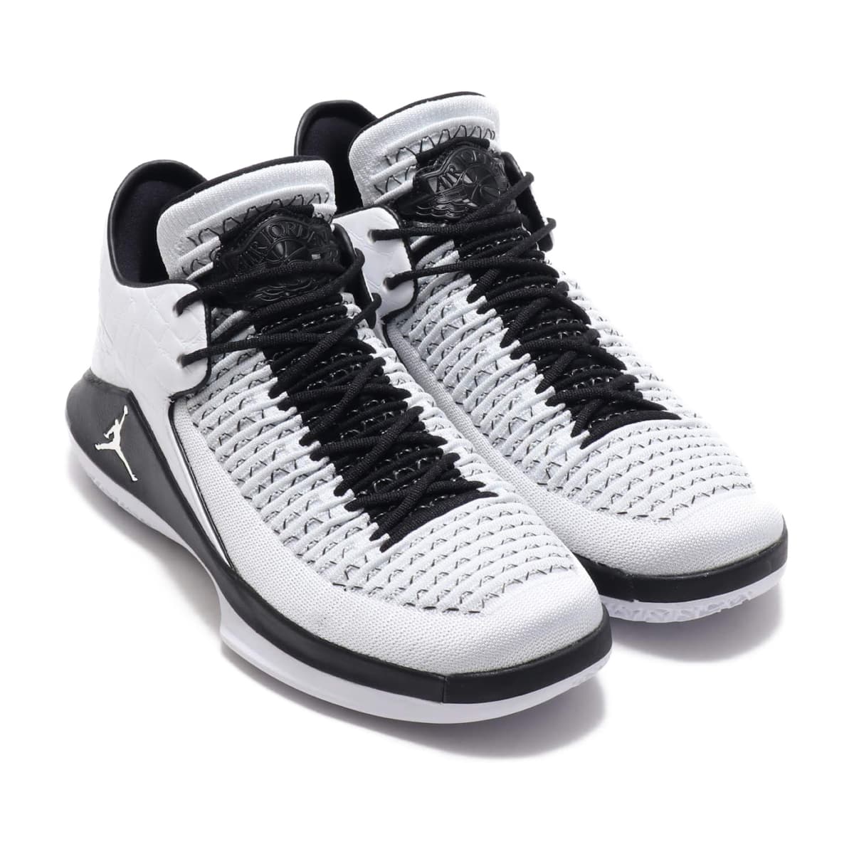 JORDAN BRAND AIR JORDAN XXXII LOW PF WHITE/METALLIC SILVER-BLACK