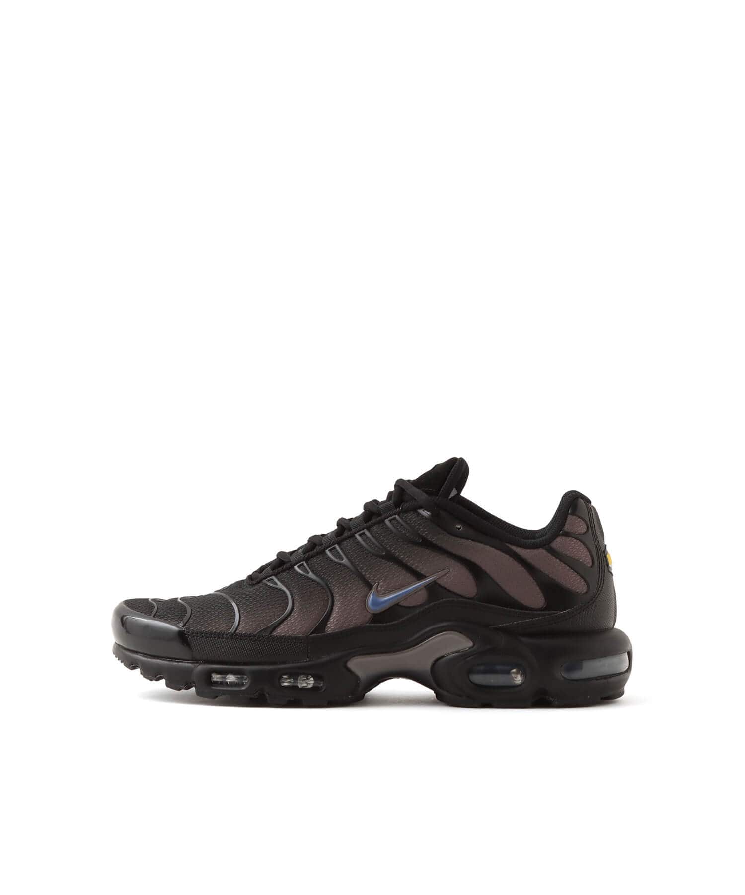 NIKE AIR MAX PLUS BLACK/DIFFUSED BLUE-CAVE STONE（ナイキ エア