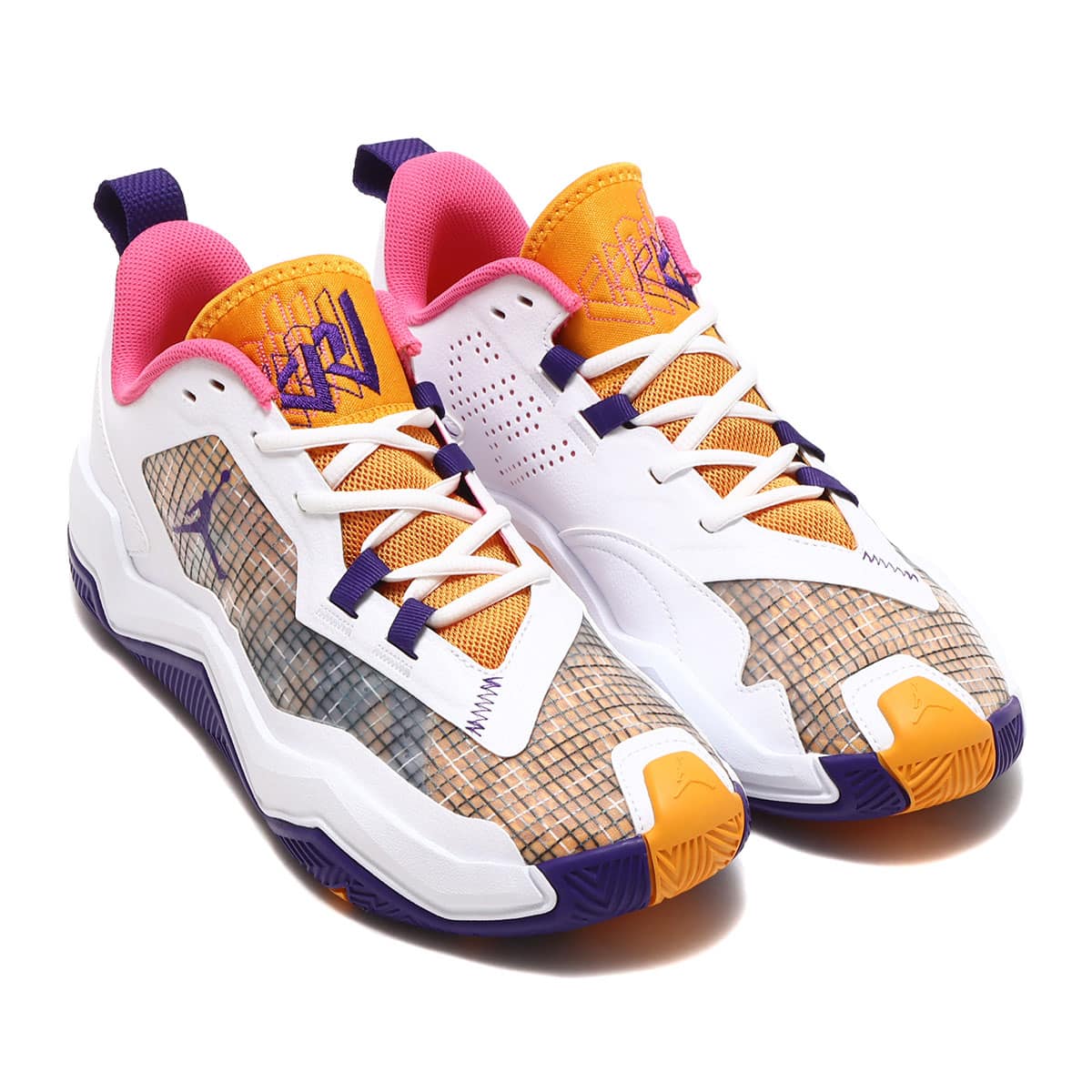 JORDAN BRAND JORDAN ONE TAKE 4 PF WHITE/COURT PURPLE-CANYON GOLD