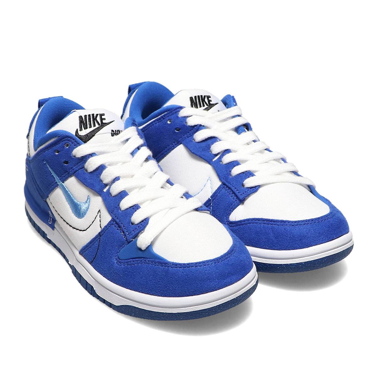NIKE W DUNK LOW DISRUPT 2 WHITE/UNIVERSITY BLUE-HYPER ROYAL