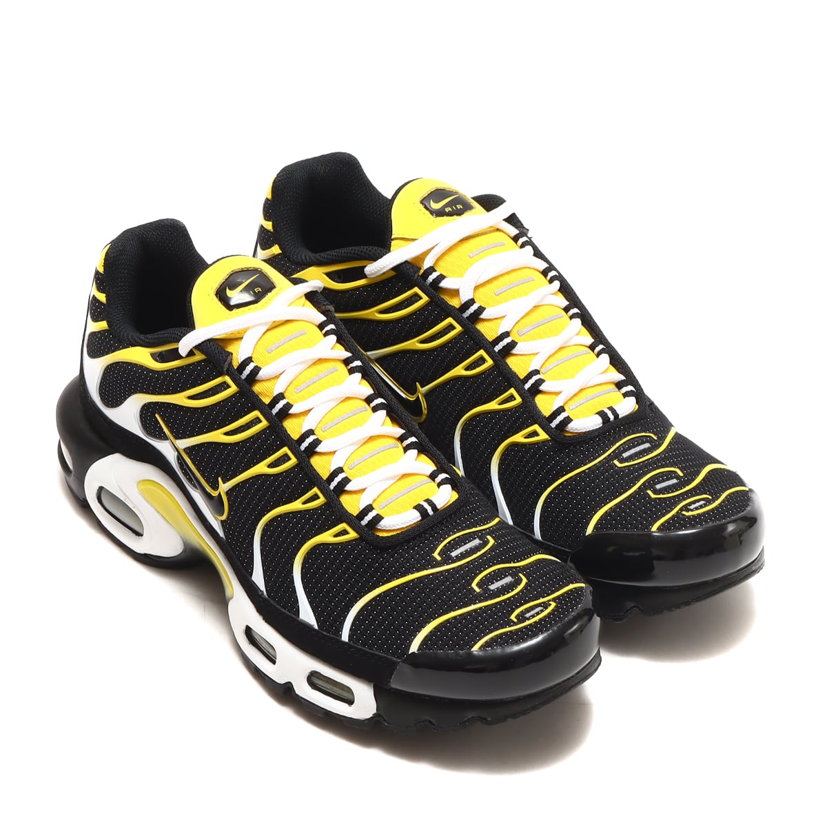 NIKE AIR MAX PLUS BLACK/TOUR YELLOW-WHITE 22HO-I（ナイキ エア