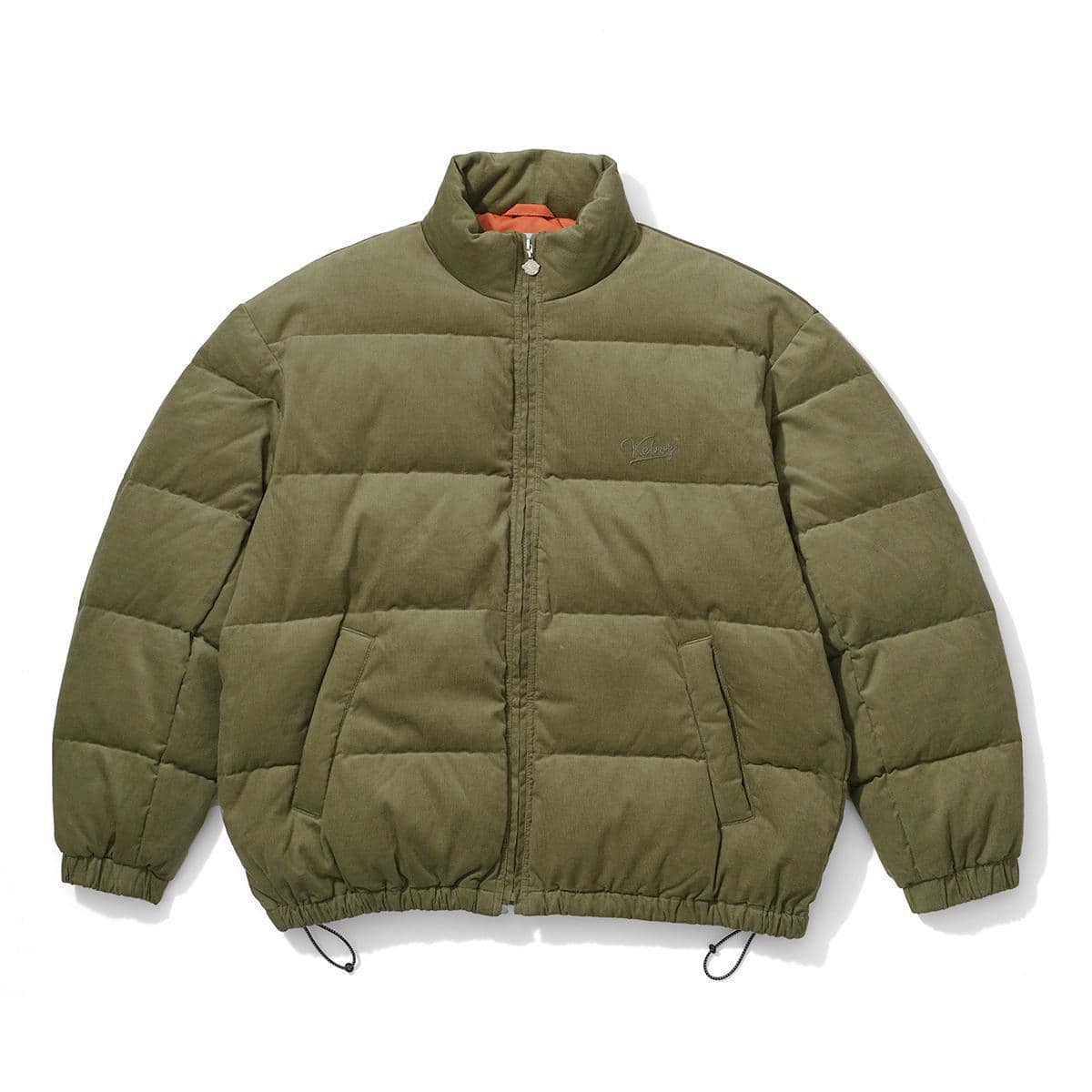 KEBOZ CORDUROY DOWN JACKET SAGE GREEN 23FA-I（ケボズ コーデュロイ