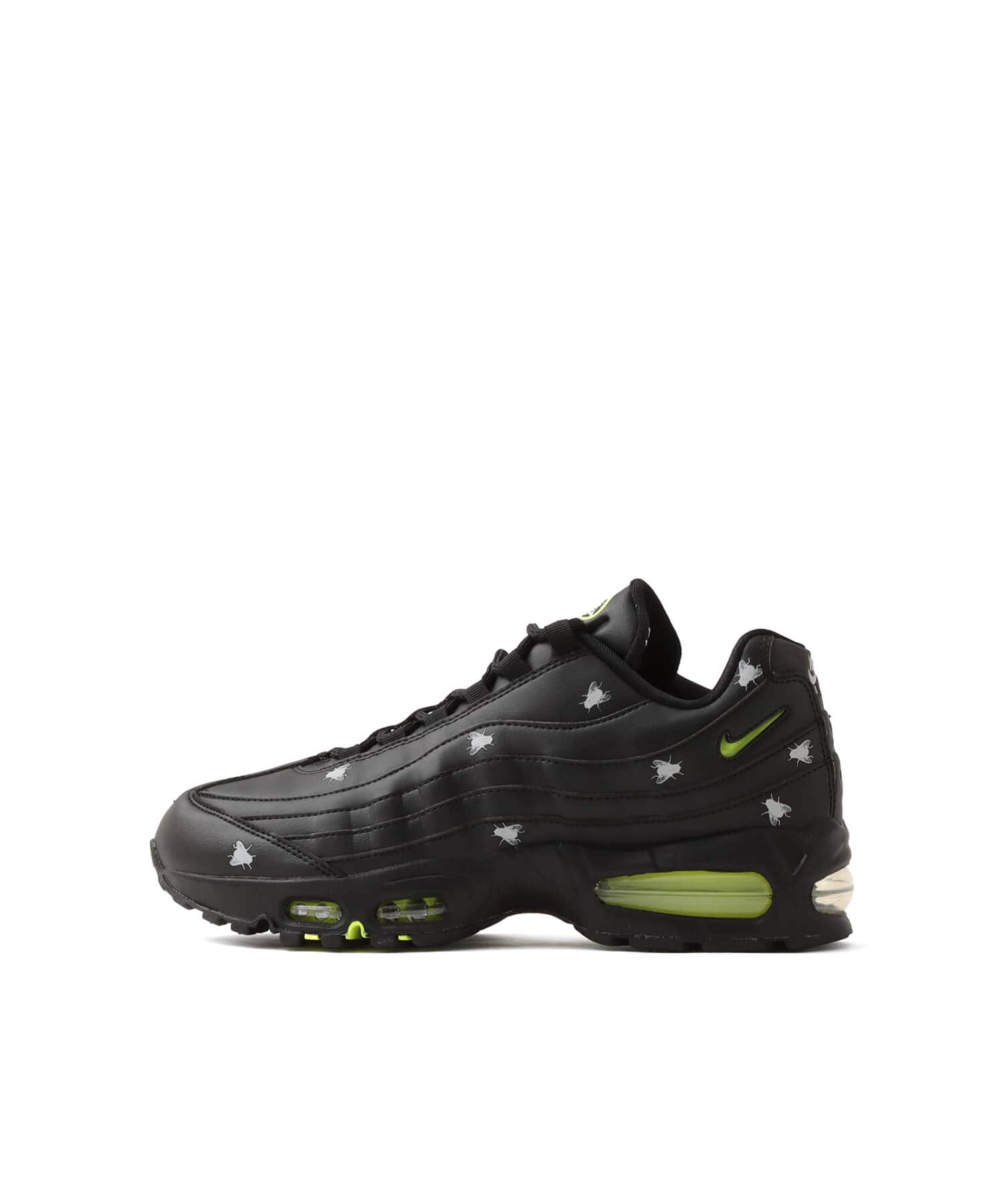 NIKE AIR MAX 95 PRM BLACK/NEON YELLOW-BLACK-MTLC DARK GREY（ナイキ