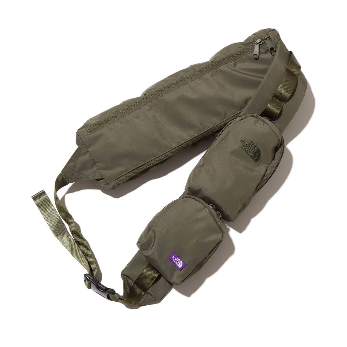 THE NORTH FACE PURPLE LABEL Mountain Wind Sling Bag Olive 24SS-I