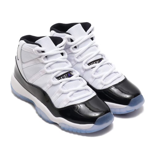 JORDAN BRAND AIR JORDAN 11 RETRO WHITE/BLACK-CONCORD 18HO-I