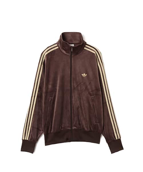 adidas FIREBIRD VELOUR TRACK TOP ダークグレー（アディダス