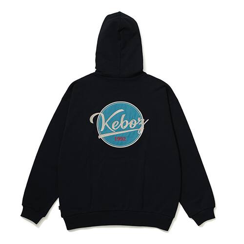 KEBOZ BB LOGO SWEAT HOODIE NAVY 23FA-I（ケボズ ビービー ロゴ