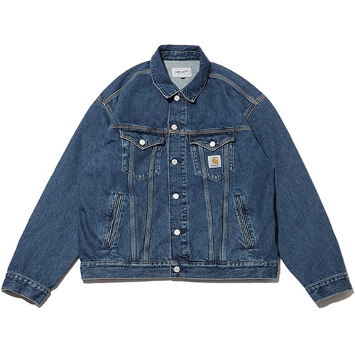 CARHARTT HELSTON JACKET Blue cloud stone（カーハート ヘルストン