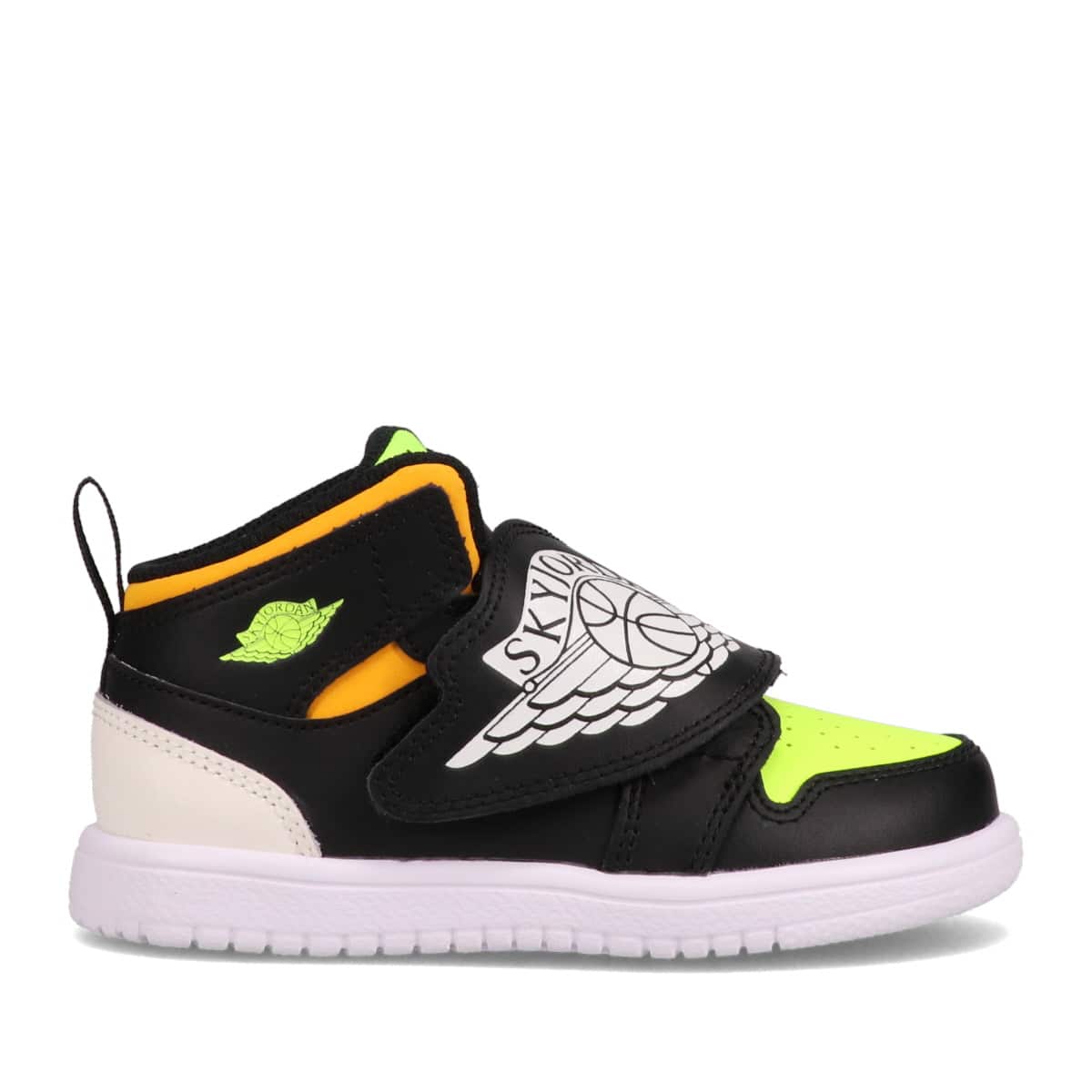 JORDAN BRAND SKY JORDAN 1 (TD) BLACK/BLACK-VOLT-SAIL 21SP-I