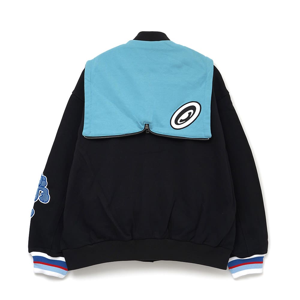 FACETASM x CPD LOVE HOODED STADIUM JACKET BLACK （ファセッタズム