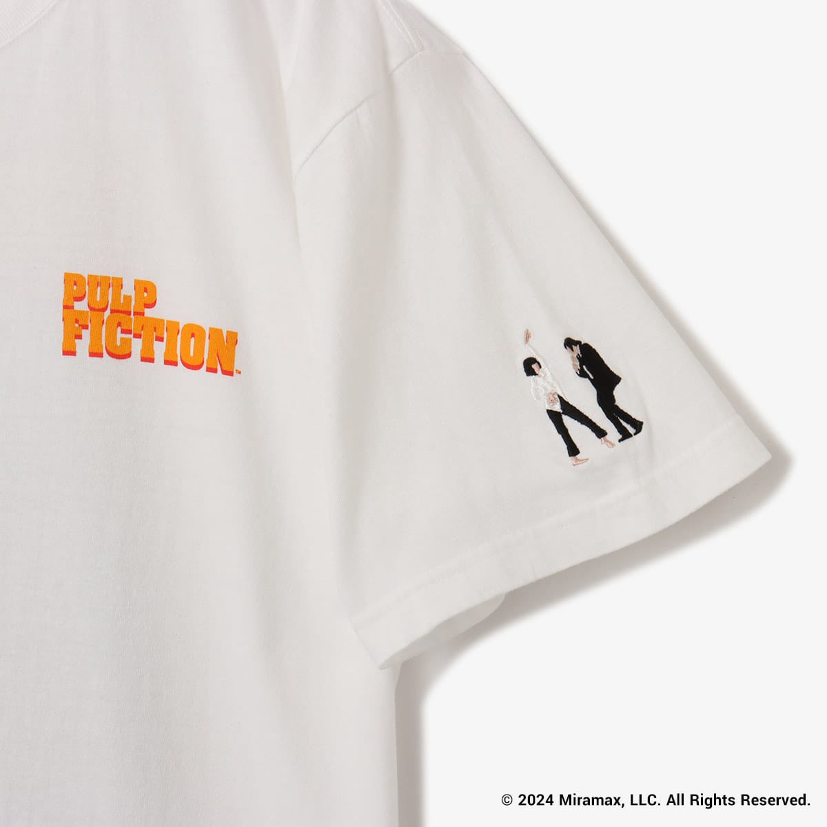 GOOD ROCK SPEED x atmos PULP FICTION Back Print T-shirt WHITE
