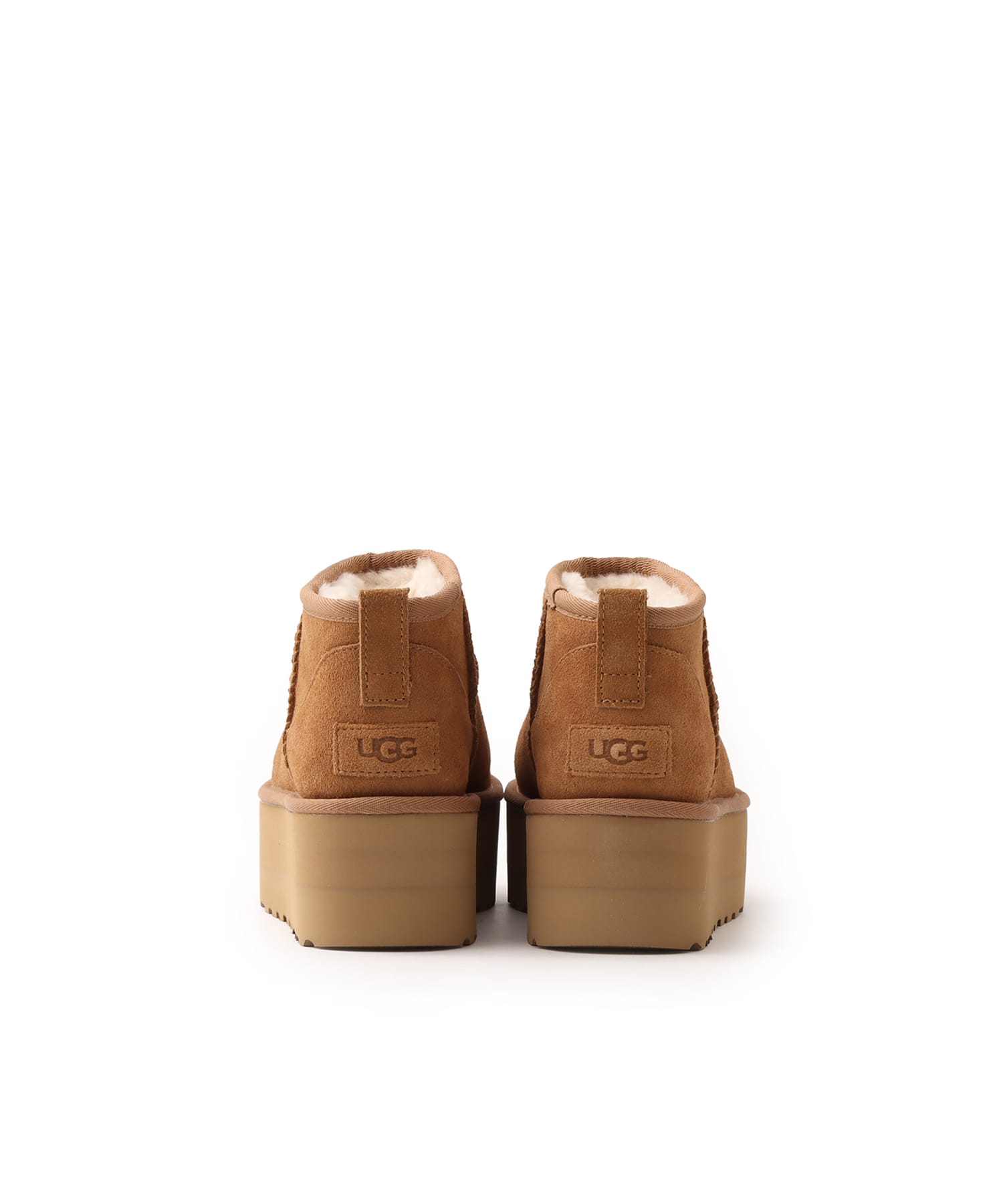 UGG W CLASSIC ULTRA MINI PLATFORM CHESTNUT（アグ クラッシック
