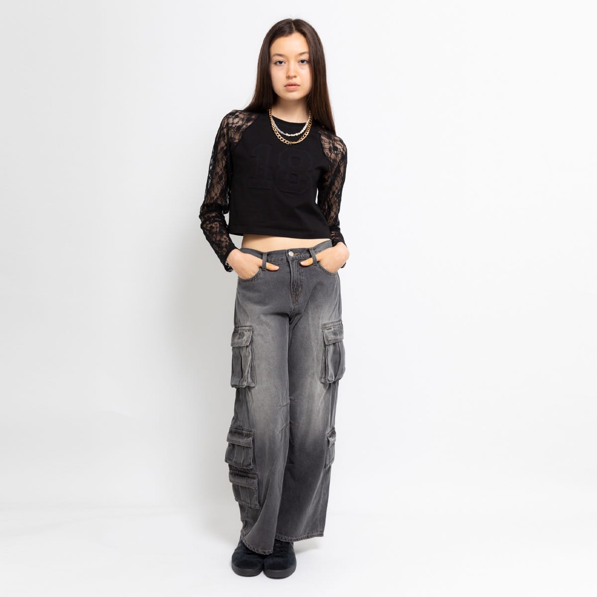 LAGUA GEM x ATMOS PINK DENIM BLACK （ラグア ジェム x アトモス