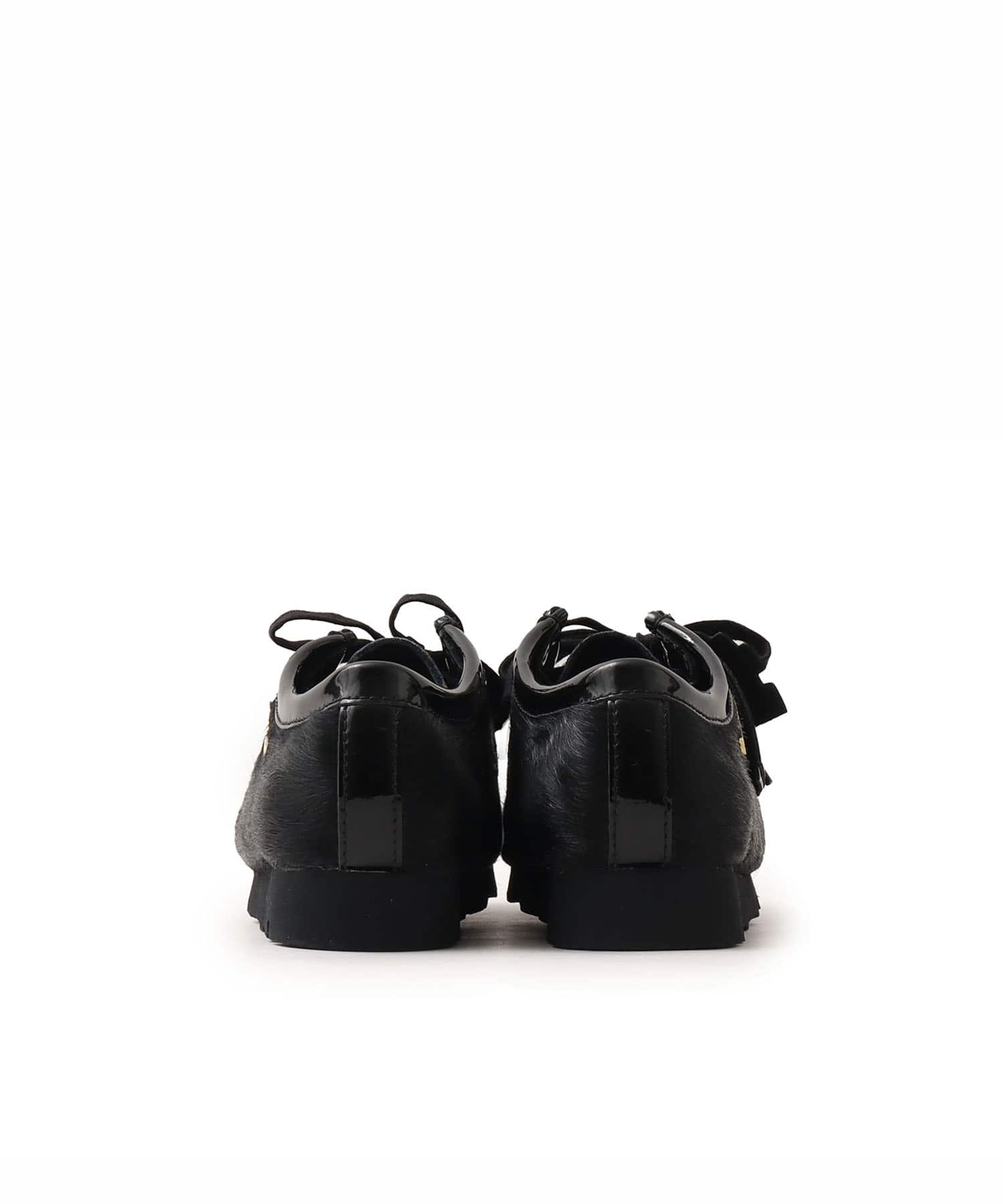 Clarks Wallabee Black Hair On BLACK EYE PATCH atmos BLACK