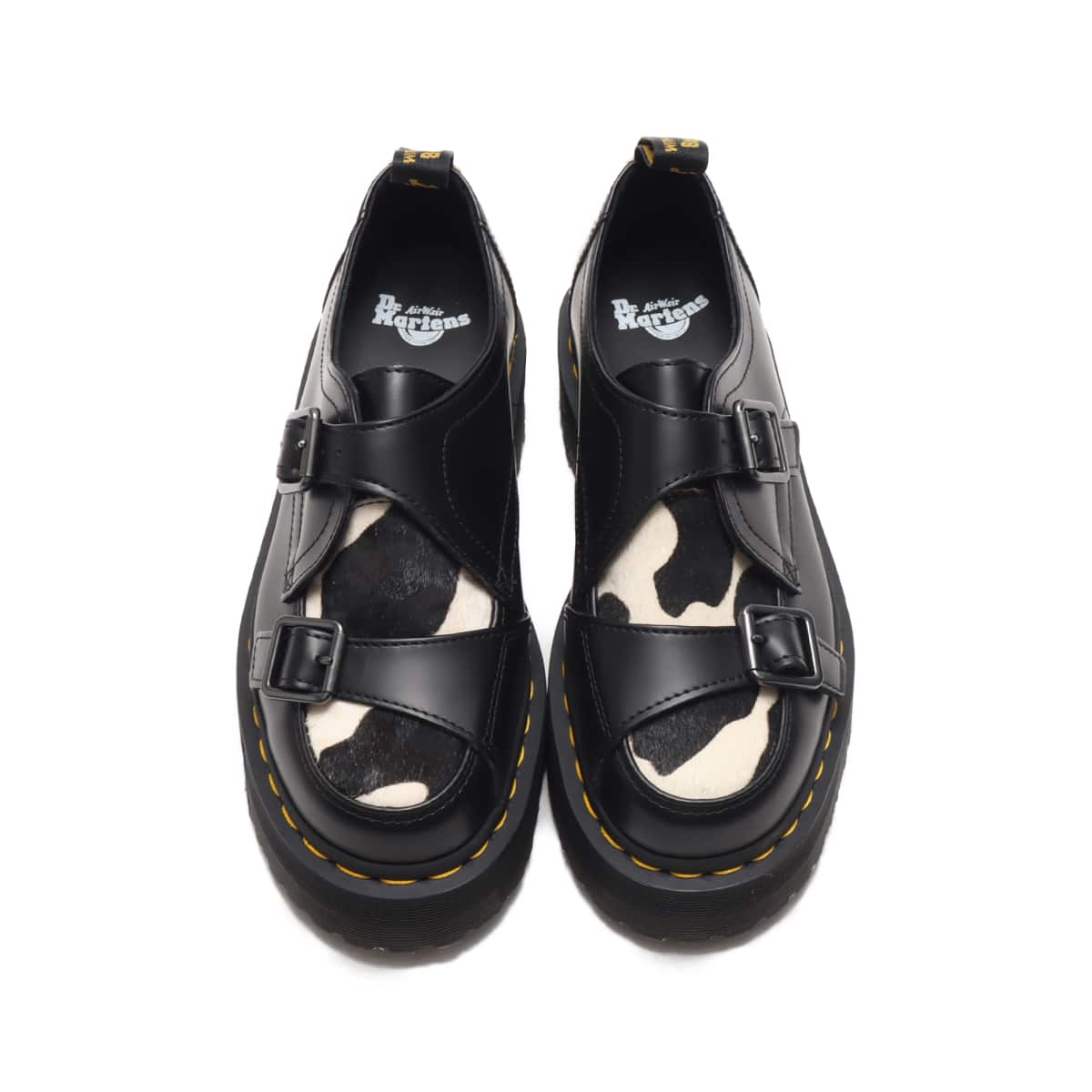 Dr.Martens QUAD CREEPERS SIDNEY DBL MONK BLACK 20FW-I（ドクター